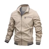 Washed pure cotton jacket for men, new solid color casual coat for men, cross-border supply, factory direct sales of men's shirts Specification image